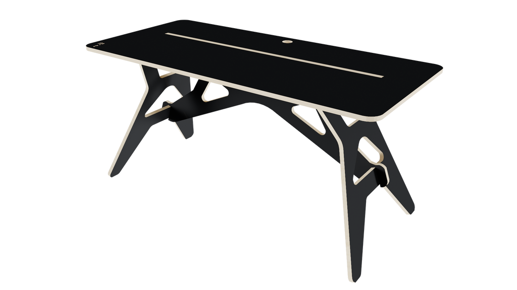 Bureau démontable en Noir Enfant