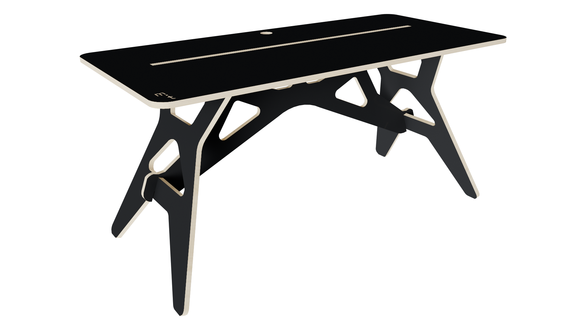 Bureau démontable en Noir