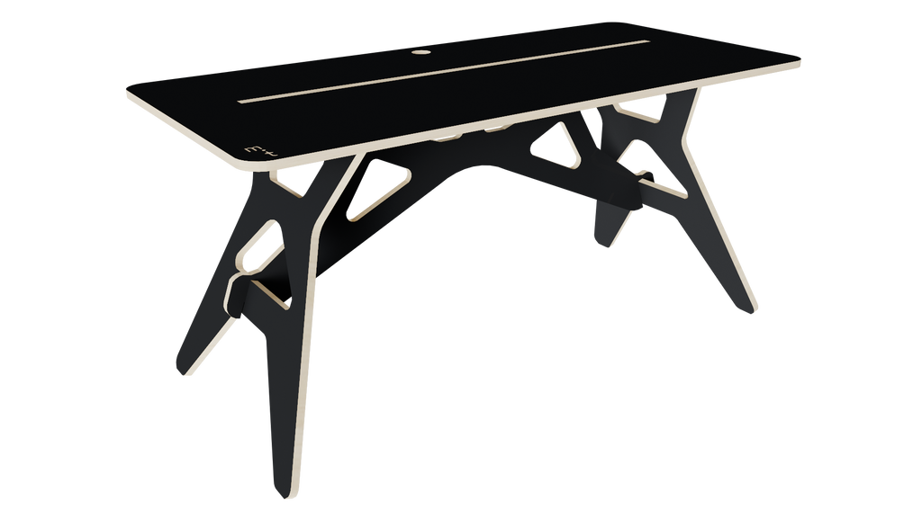 Bureau démontable en Noir Enfant