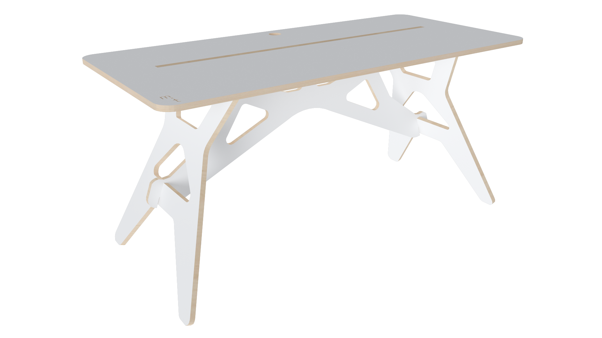 Bureau démontable en Blanc  Enfant