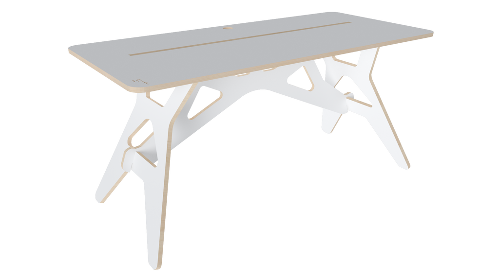 Bureau démontable en Blanc