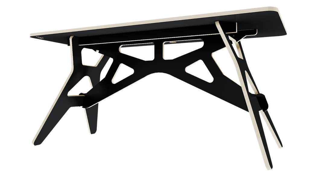 Bureau démontable en Noir