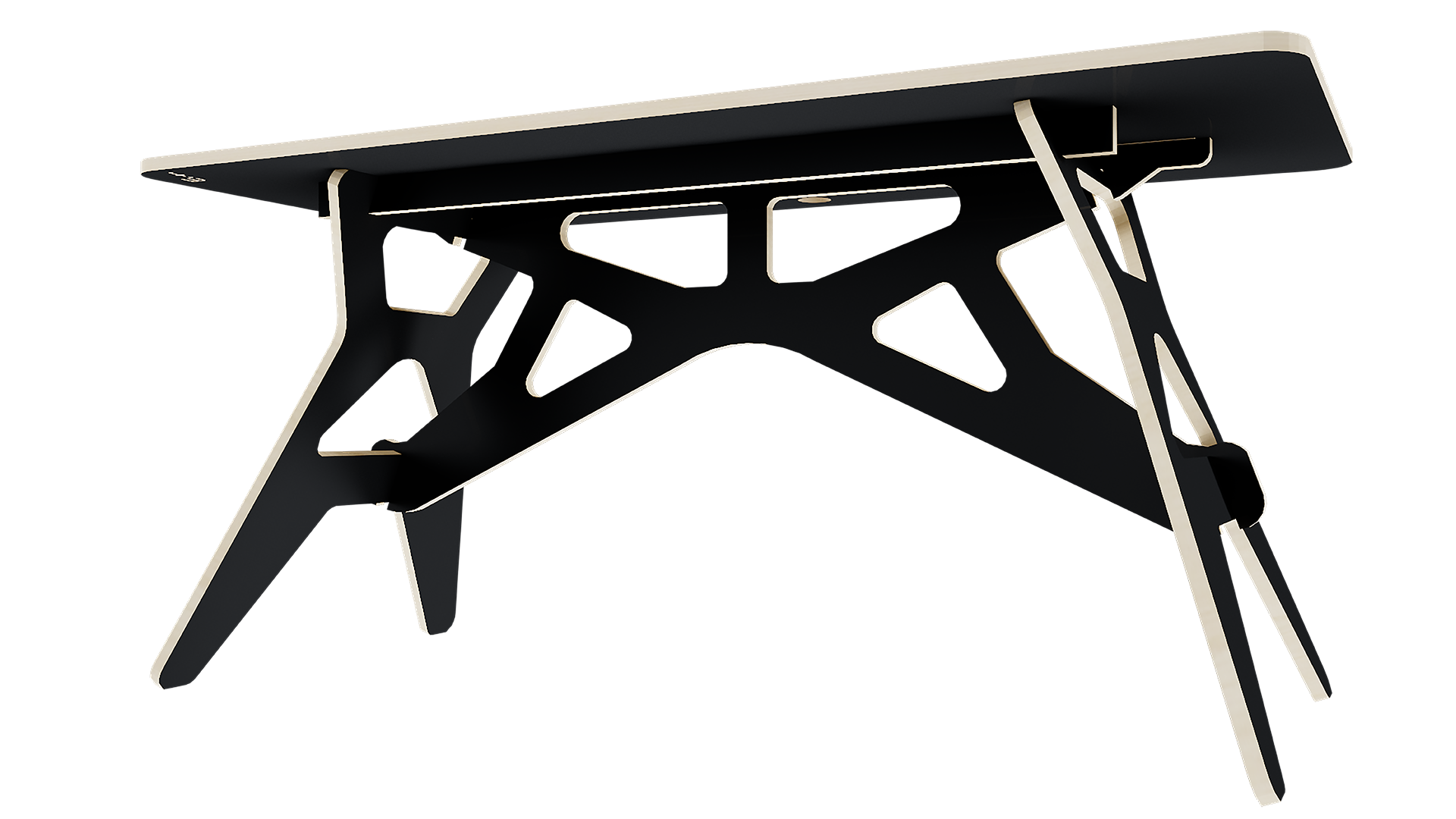 Bureau démontable en Noir