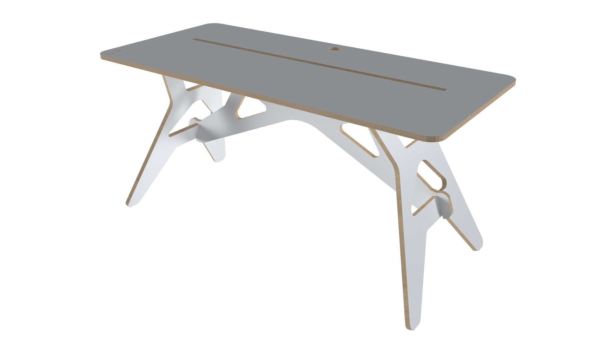 Bureau démontable en Blanc  Enfant